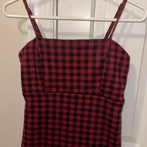Forever 21 checkered plaid dress